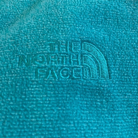 The North Face Fleece 1/4 Zip Pullover Jacket S Teal Soft Fall Winter - Picture 4 of 4